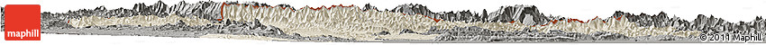 Shaded Relief Horizon Map of F.A.T.A., darken, semi-desaturated