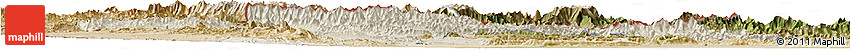 Shaded Relief Horizon Map of F.A.T.A., satellite outside