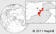 Blank Location Map of F.A.T.A., highlighted country