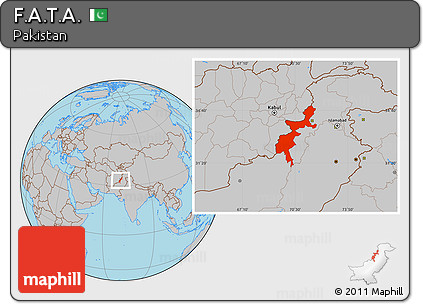 Gray Location Map of F.A.T.A.