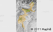 Satellite Map of F.A.T.A., desaturated