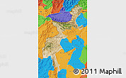 Satellite Map of F.A.T.A., political outside