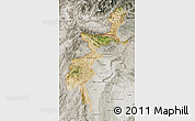 Satellite Map of F.A.T.A., semi-desaturated