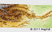 Physical 3D Map of Orakzai