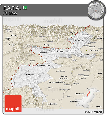 Classic Style Panoramic Map of F.A.T.A.