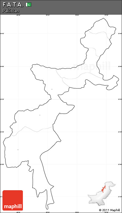 Blank Simple Map of F.A.T.A., cropped outside, no labels