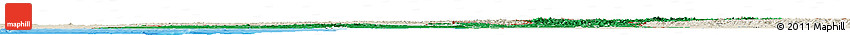 Flag Horizon Map of Pakistan, shaded relief outside, bathymetry sea, flag aligned to the middle