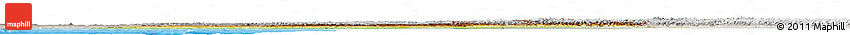 Physical Horizon Map of Pakistan, lighten, semi-desaturated, land only