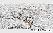 Physical 3D Map of Gilgit, lighten, desaturated