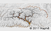 Physical 3D Map of Gilgit, lighten