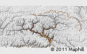Physical 3D Map of Gilgit, lighten, semi-desaturated