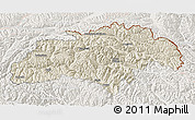 Shaded Relief 3D Map of Gilgit, lighten