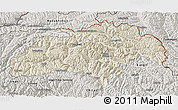 Shaded Relief 3D Map of Gilgit, semi-desaturated