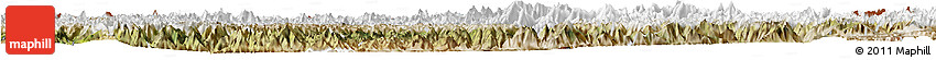Physical Horizon Map of Gilgit, satellite outside Physical Horizon Map of Gilgit, satellite outside