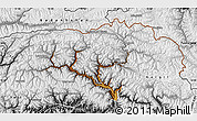 Physical Map of Gilgit, desaturated