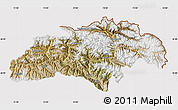 Satellite Map of Gilgit, cropped outside