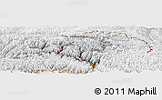 Physical Panoramic Map of Gilgit, lighten