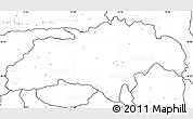 Blank Simple Map of Gilgit, no labels