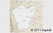 Classic Style 3D Map of Dera Ismail Khan