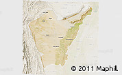 Satellite 3D Map of Dera Ismail Khan, lighten