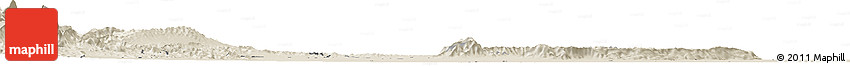 Shaded Relief Horizon Map of Dera Ismail Khan