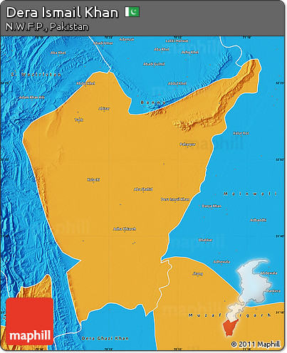 Political Map of Dera Ismail Khan