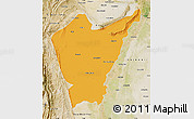 Political Map of Dera Ismail Khan, satellite outside