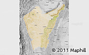 Satellite Map of Dera Ismail Khan, desaturated