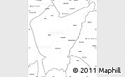 Blank Simple Map of Dera Ismail Khan