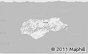 Gray 3D Map of Malakand P.A., single color outside