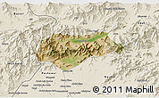 Satellite 3D Map of Malakand P.A., shaded relief outside