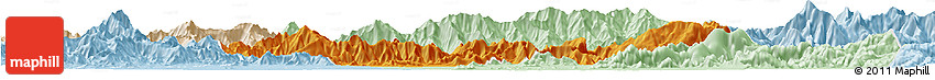 Political Horizon Map of Malakand P.A., lighten