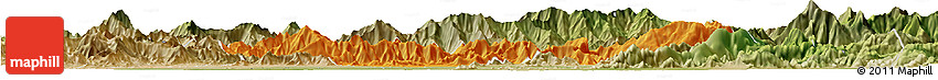 Political Horizon Map of Malakand P.A., satellite outside