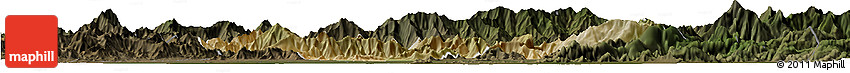Satellite Horizon Map of Malakand P.A., darken
