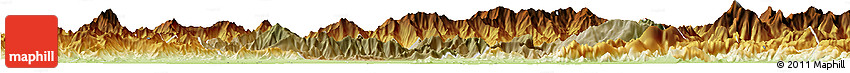 Satellite Horizon Map of Malakand P.A., physical outside
