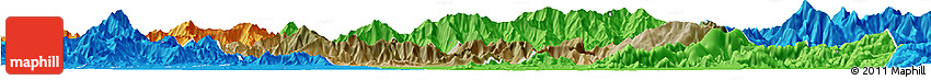 Satellite Horizon Map of Malakand P.A., political outside