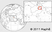 Blank Location Map of Malakand P.A., within the entire country