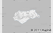 Gray Map of Malakand P.A., single color outside