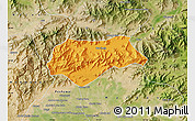 Political Map of Malakand P.A., satellite outside