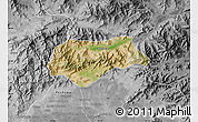 Satellite Map of Malakand P.A., desaturated