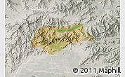 Satellite Map of Malakand P.A., lighten, semi-desaturated
