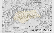 Shaded Relief Map of Malakand P.A., desaturated