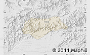Shaded Relief Map of Malakand P.A., lighten, desaturated