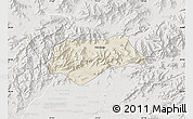Shaded Relief Map of Malakand P.A., lighten, semi-desaturated