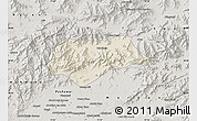 Shaded Relief Map of Malakand P.A., semi-desaturated