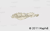 Shaded Relief Panoramic Map of Malakand P.A., cropped outside
