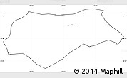 Blank Simple Map of Malakand P.A., cropped outside, no labels