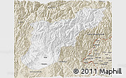Classic Style 3D Map of Mansehra