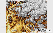 Physical 3D Map of Mansehra
