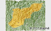 Savanna Style 3D Map of Mansehra
